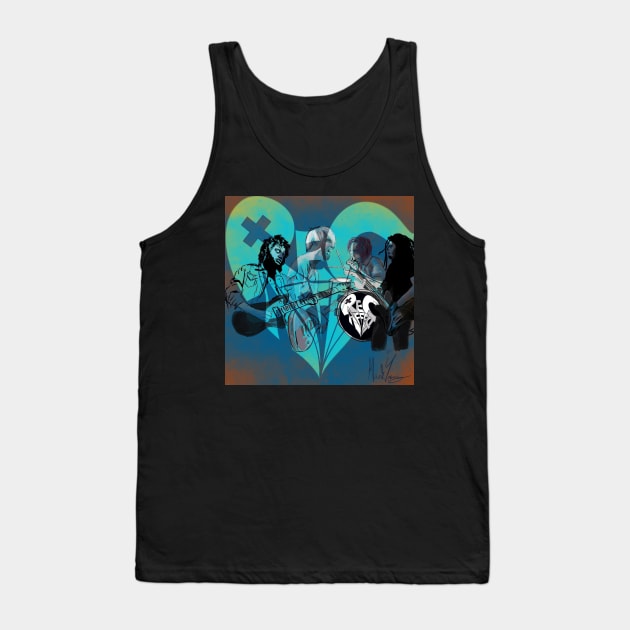 Rec Affect alt punk band Tank Top by Rec Affect Band Merch